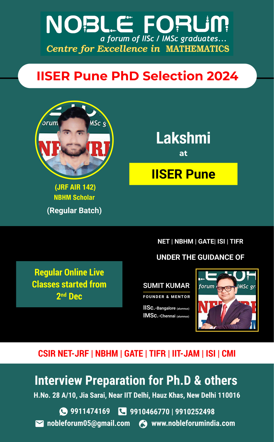 Lakshmi-IISER Pune